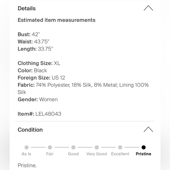 NWT Lela Rose tunic - Picture 10 of 10